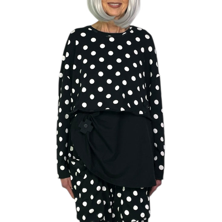 DOTS JERSEY SNUGGLE SHIRT