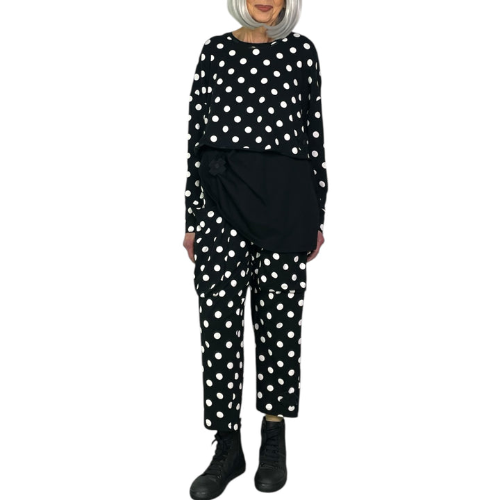 DOTS JERSEY SNUGGLE SHIRT