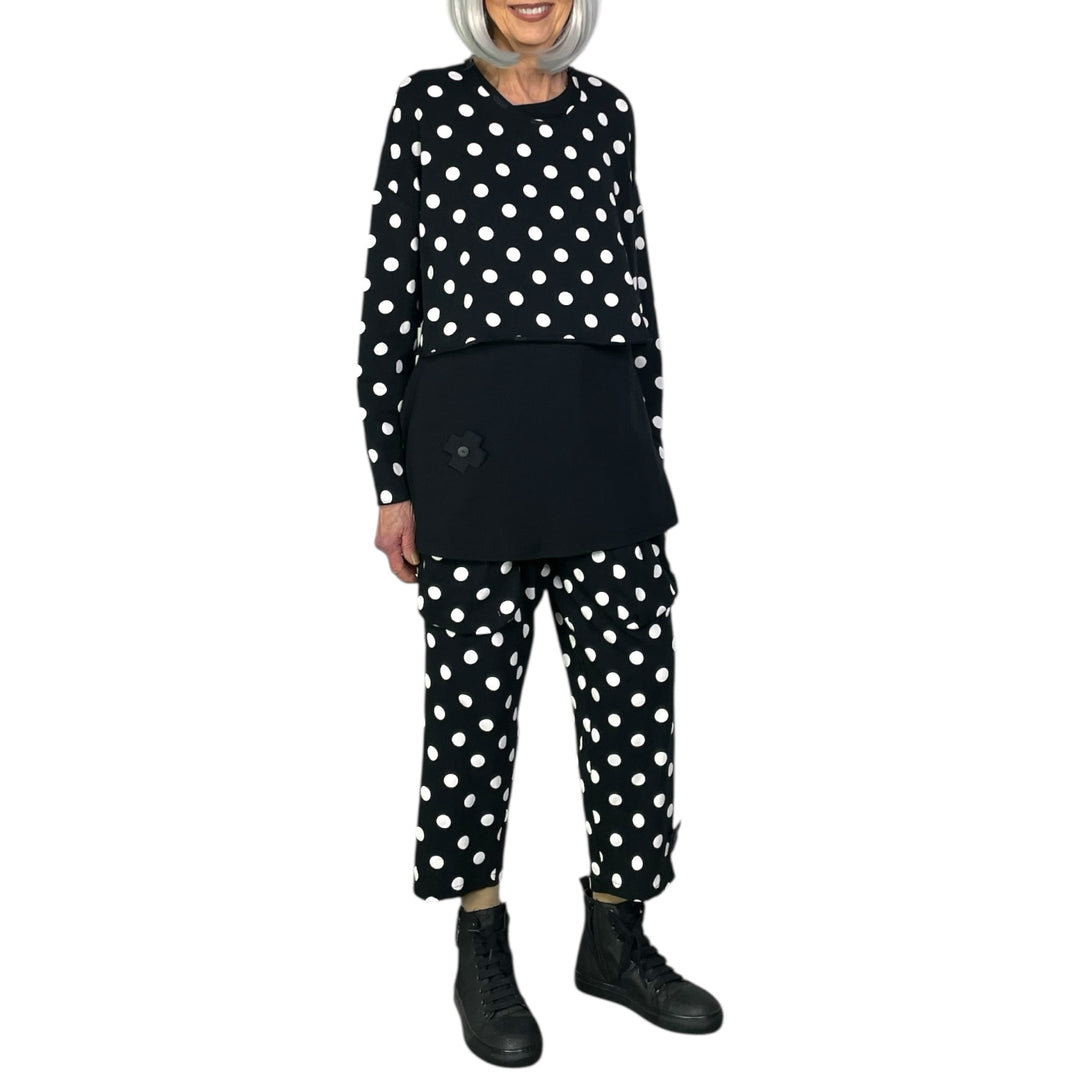DOTS JERSEY RELAX PANT