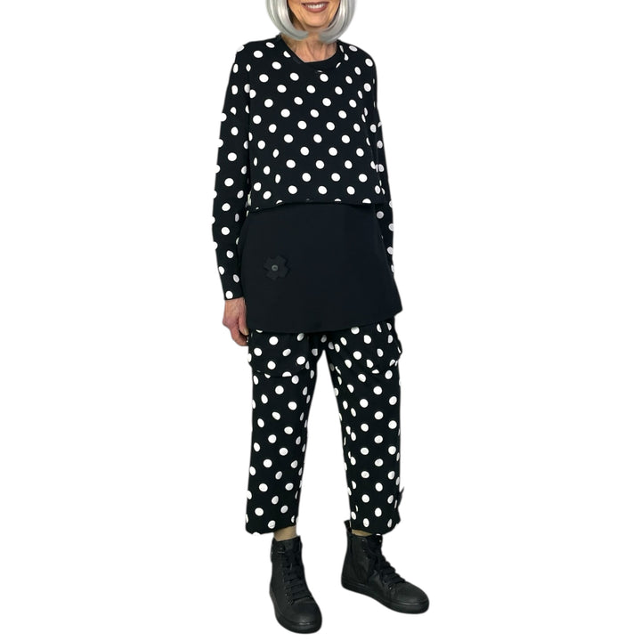 DOTS JERSEY RELAX PANT