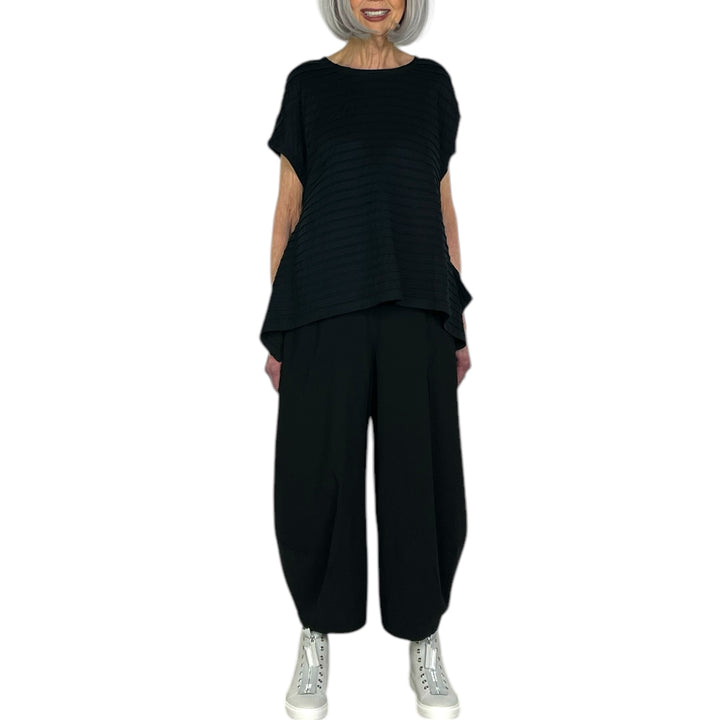 ASYMMETRIC JERSEY TOP