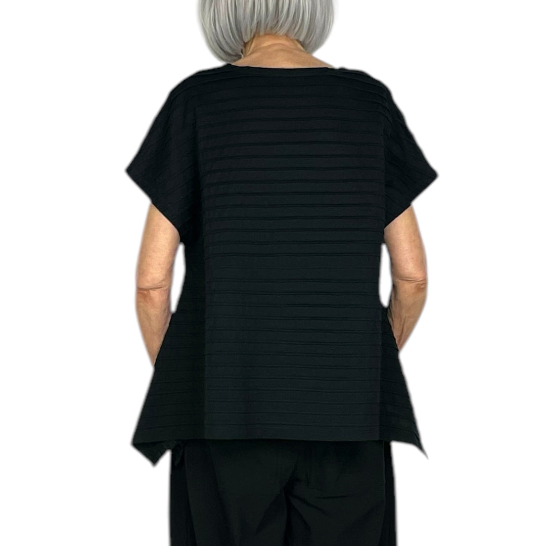 ASYMMETRIC JERSEY TOP