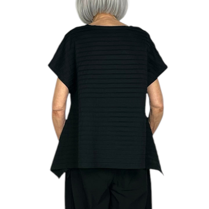 ASYMMETRIC JERSEY TOP