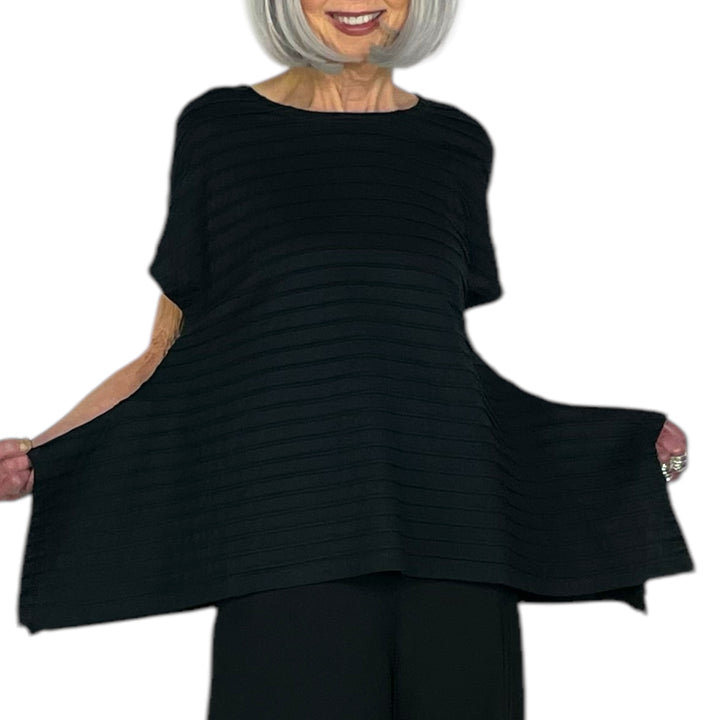 ASYMMETRIC JERSEY TOP