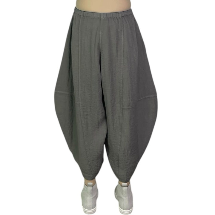 CRINKLE BAGGY CROP PANT