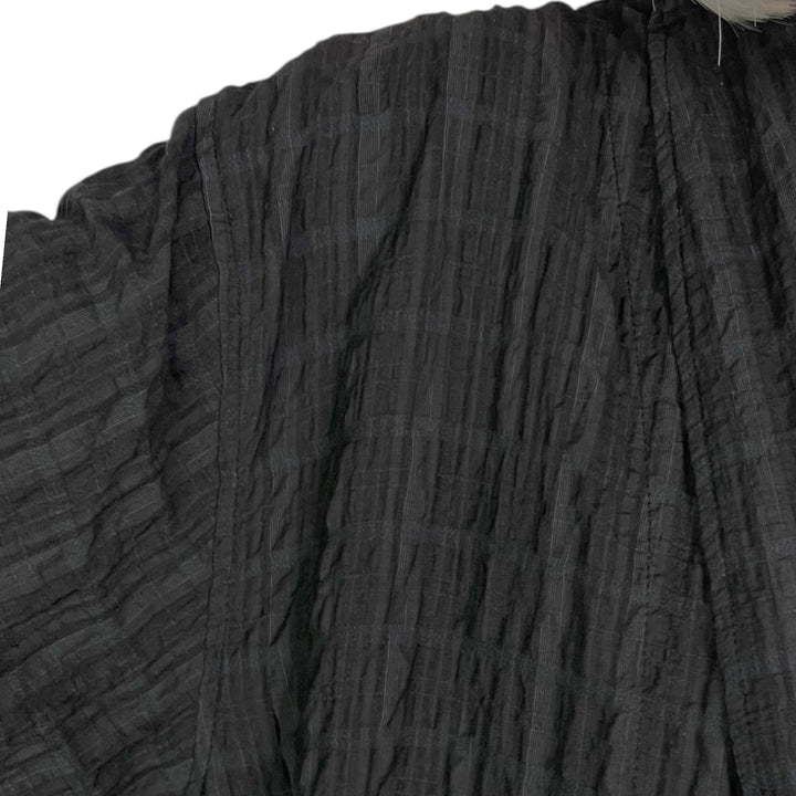STRIPE CRINKLE GAIA COAT