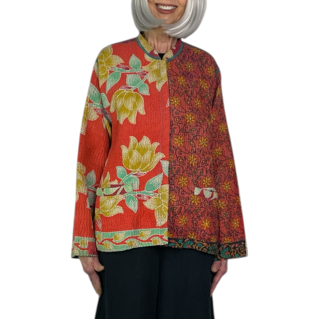 VINTAGE COTTON KAFTAN SHORT JACKET