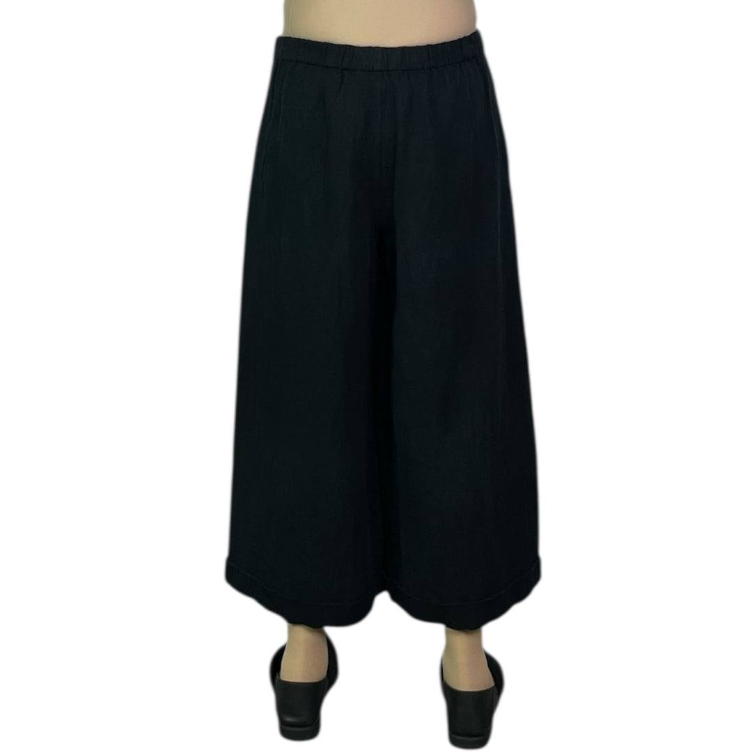 WIDE LEG DOUBLE CUFF PANT