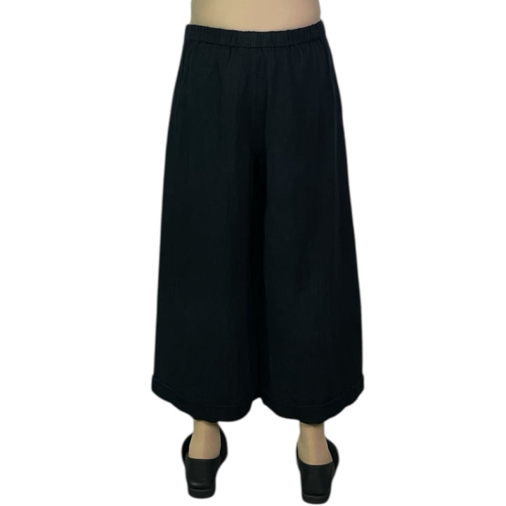 WIDE LEG DOUBLE CUFF PANT