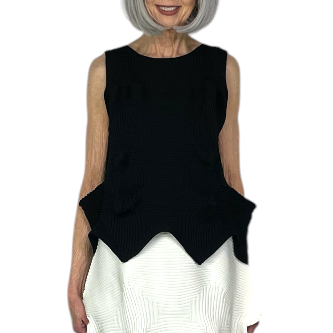 LINKAGE KNIT SLEEVELESS TOP