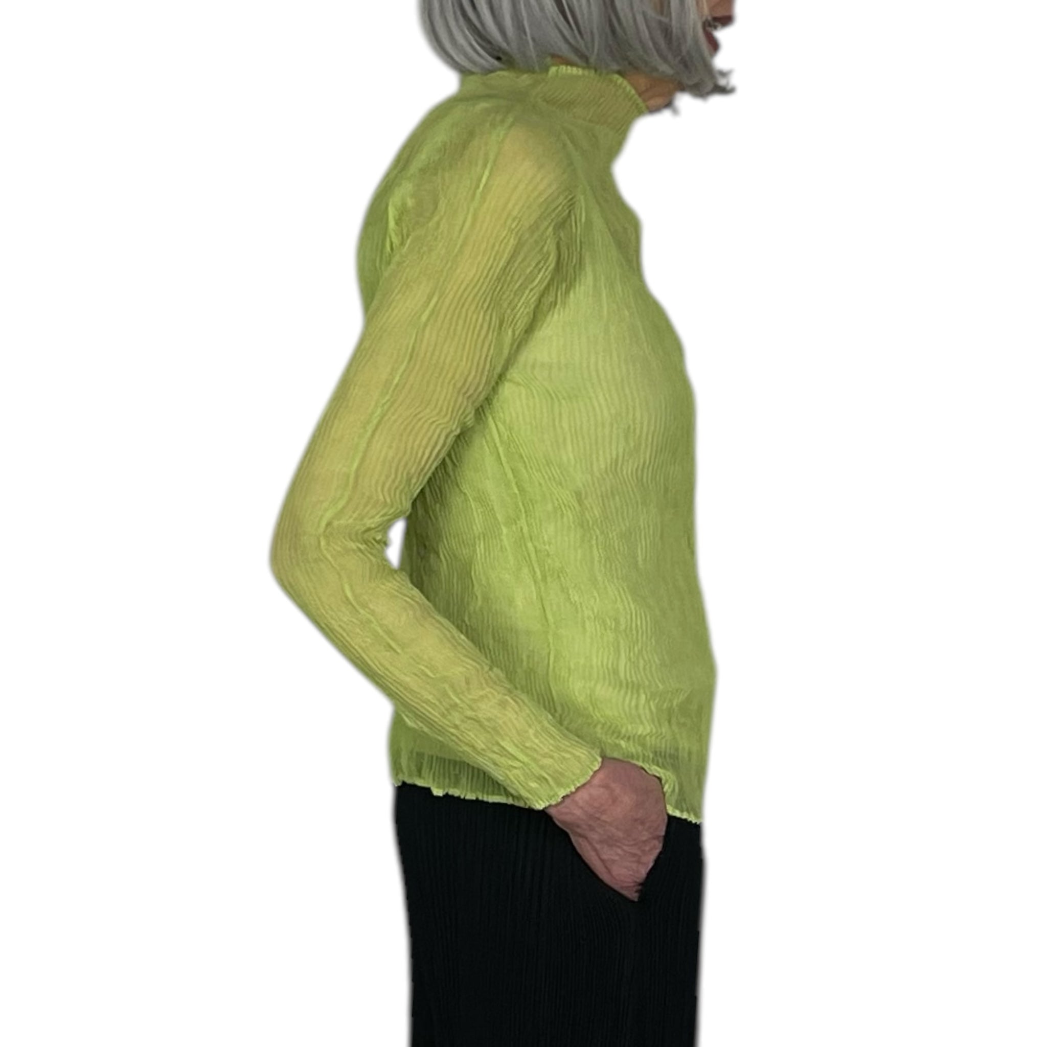 ISSEY MIYAKE CHIFFON TWIST 2 MOEGI GREEN 【公式通販】