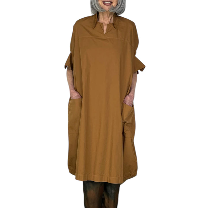COTTON POPLIN DRESS