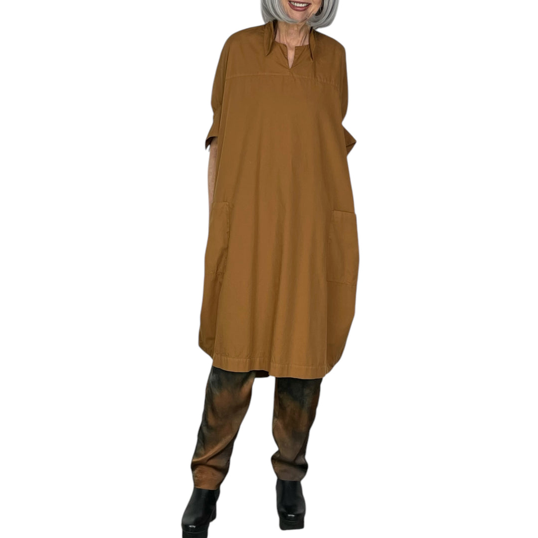 COTTON POPLIN DRESS
