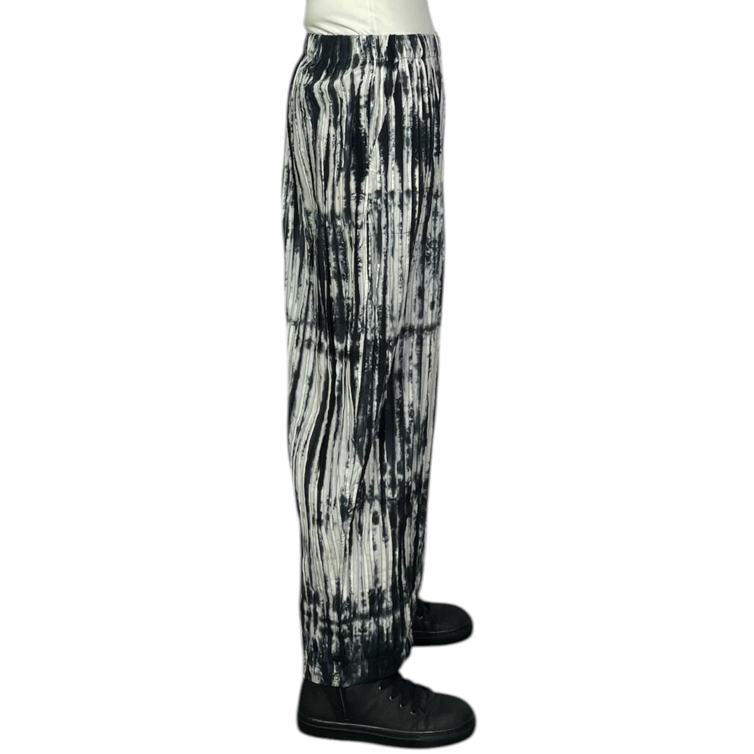 RIPPLE TUCK TIE DYE BARREL PANT