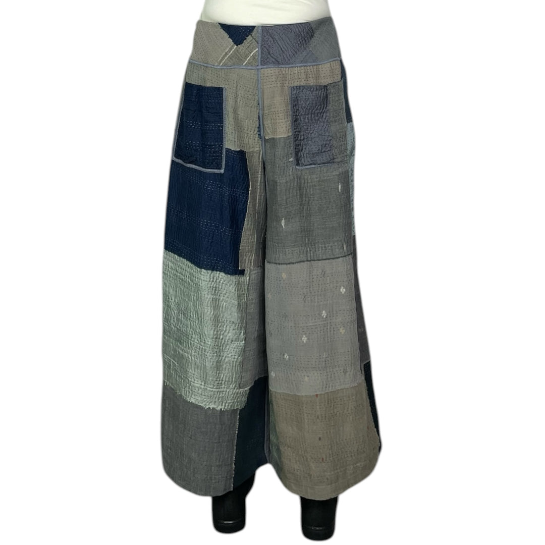 MOSAIC PATCH WIDE LEG PANT