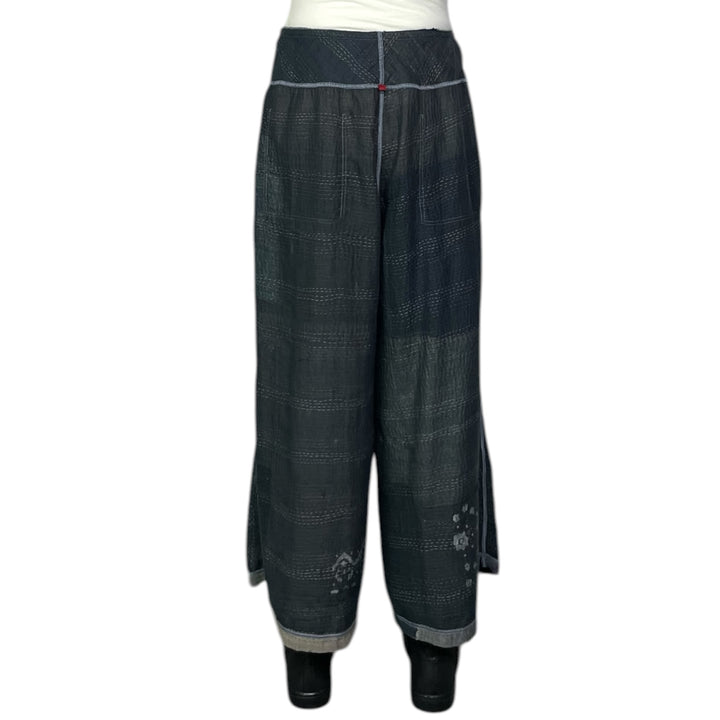 MOSAIC PATCH WIDE LEG PANT