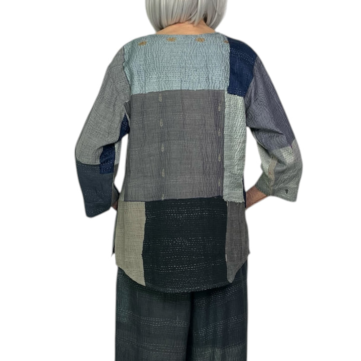 MOSAIC PATCH KURTA TOP