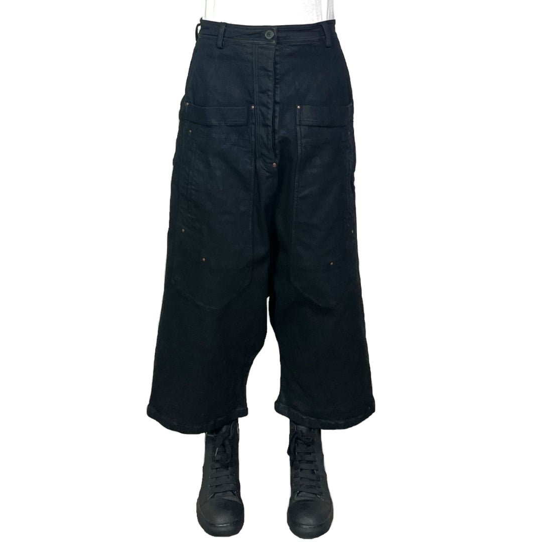 DENIM LOW CROTCH TROUSER