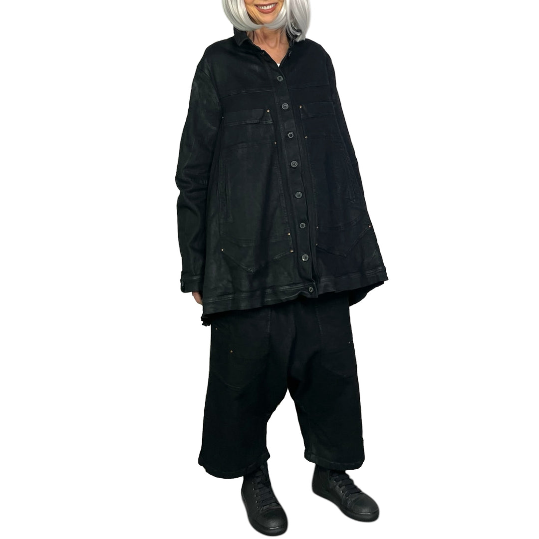 DENIM LOW CROTCH TROUSER