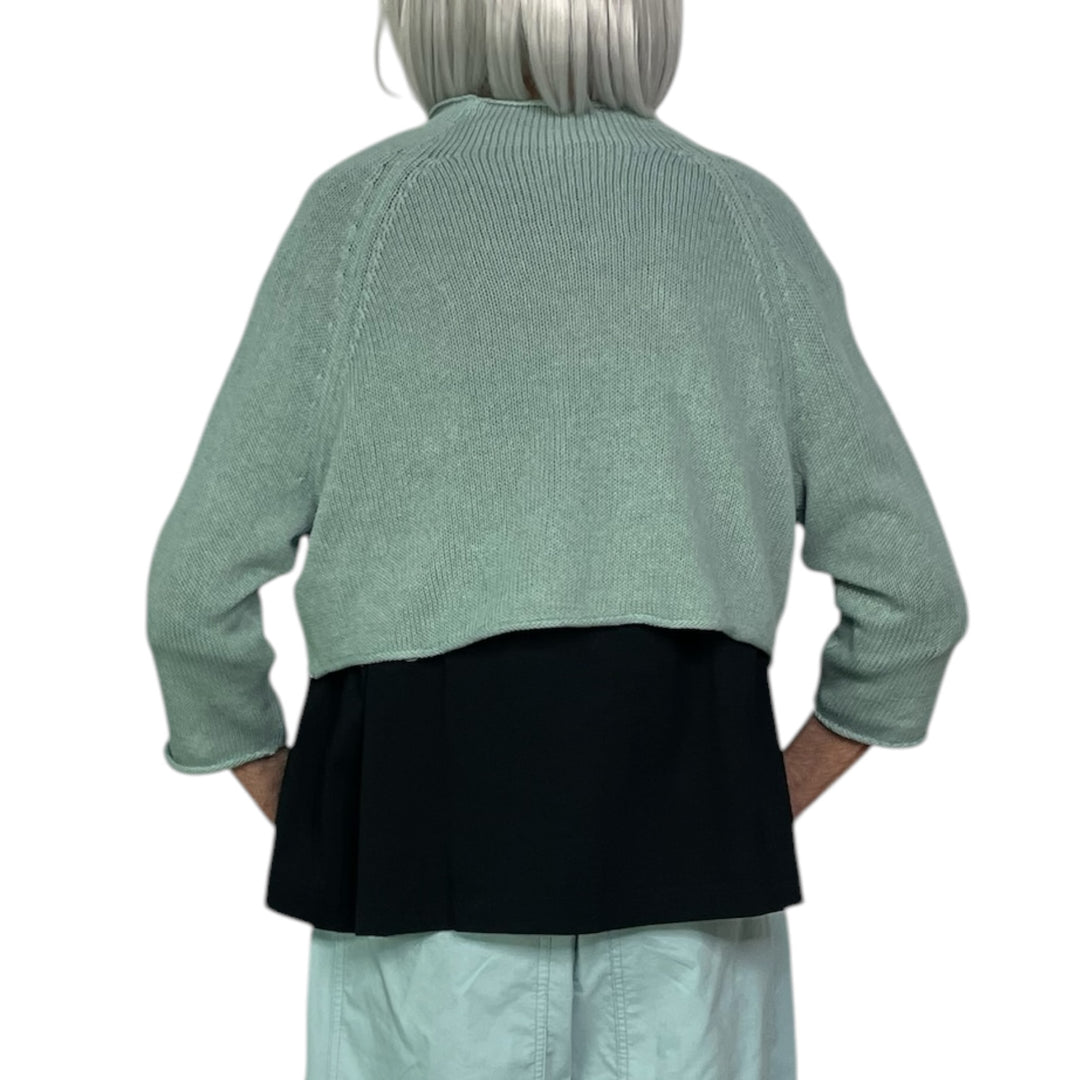 DOLMAN SLEEVE CROP CARDIGAN