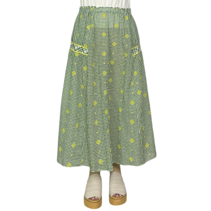 EMBROIDERED SEERSUCKER SKIRT/DRESS