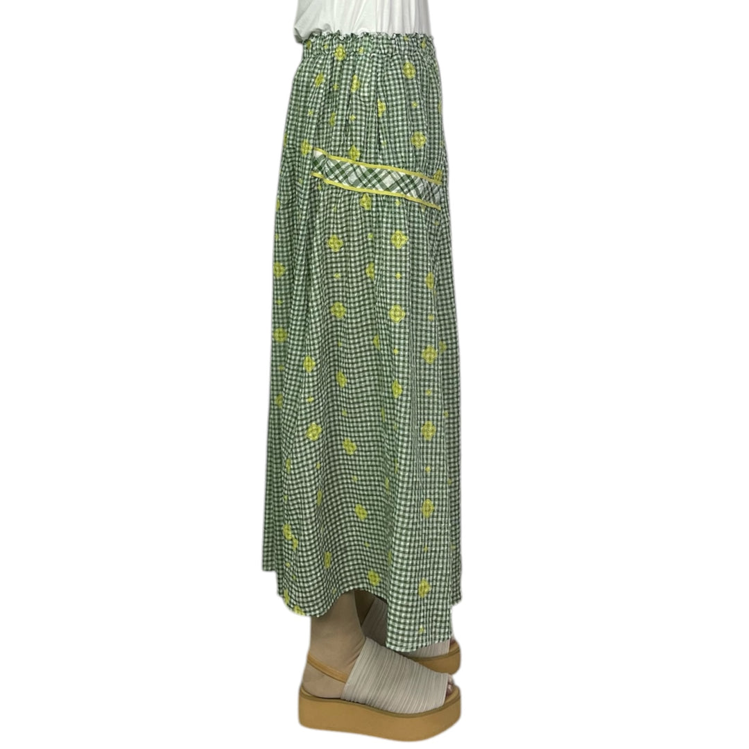 EMBROIDERED SEERSUCKER SKIRT/DRESS
