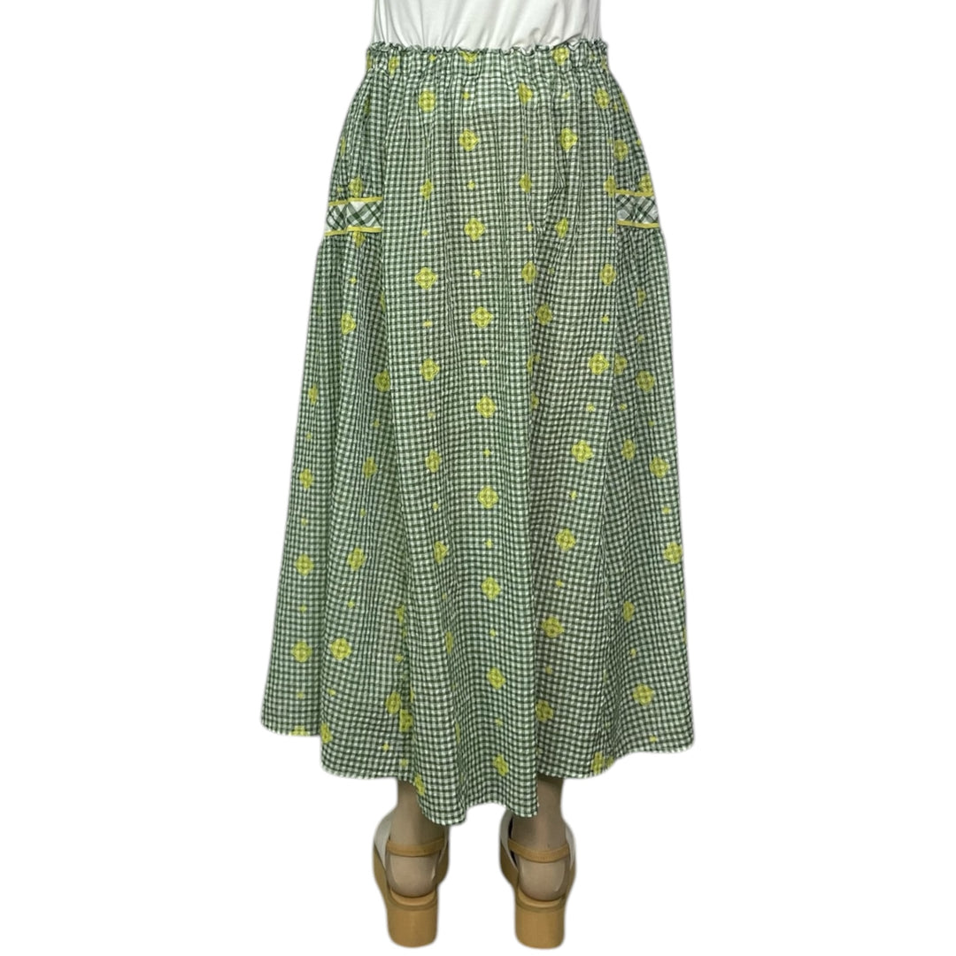 EMBROIDERED SEERSUCKER SKIRT/DRESS