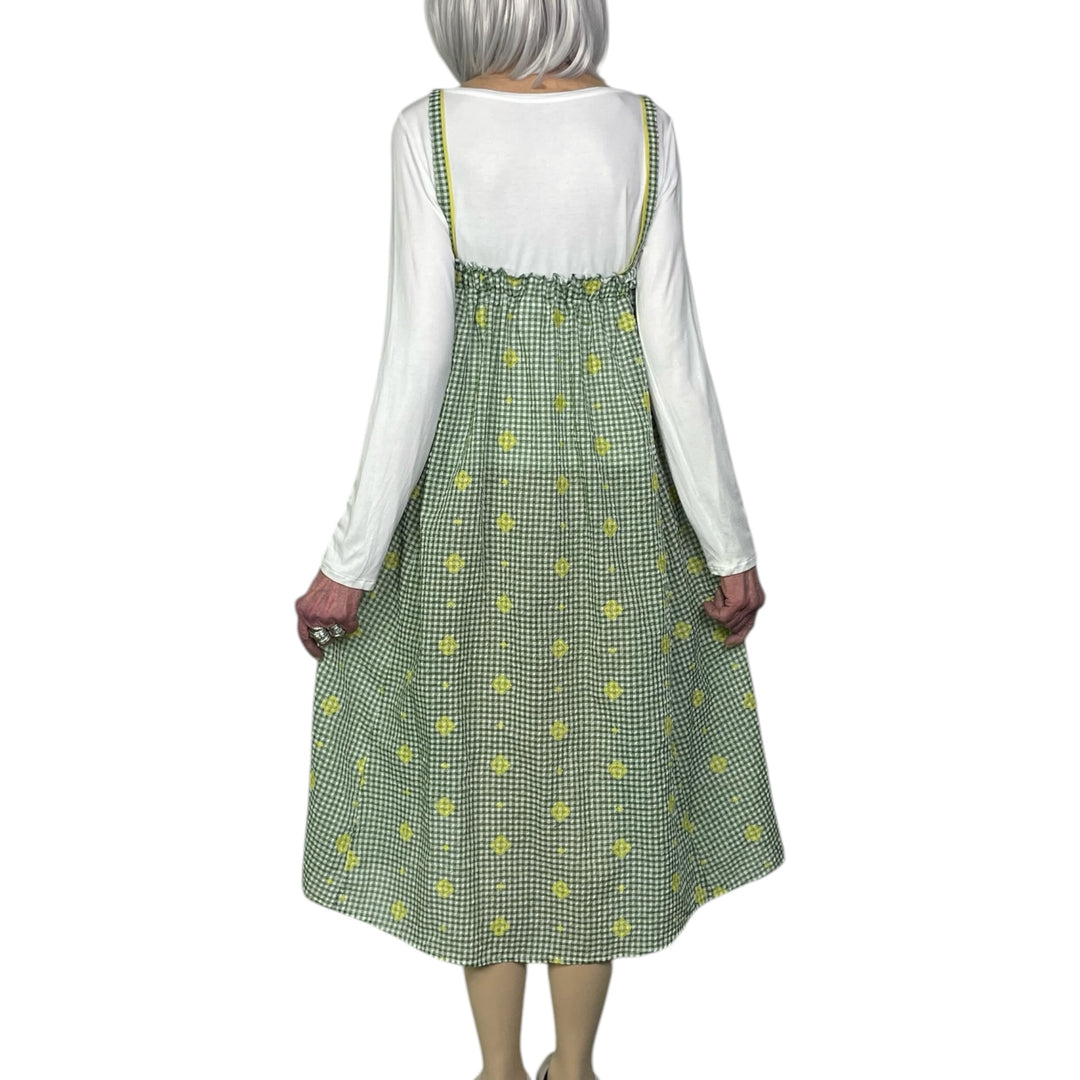 EMBROIDERED SEERSUCKER SKIRT/DRESS