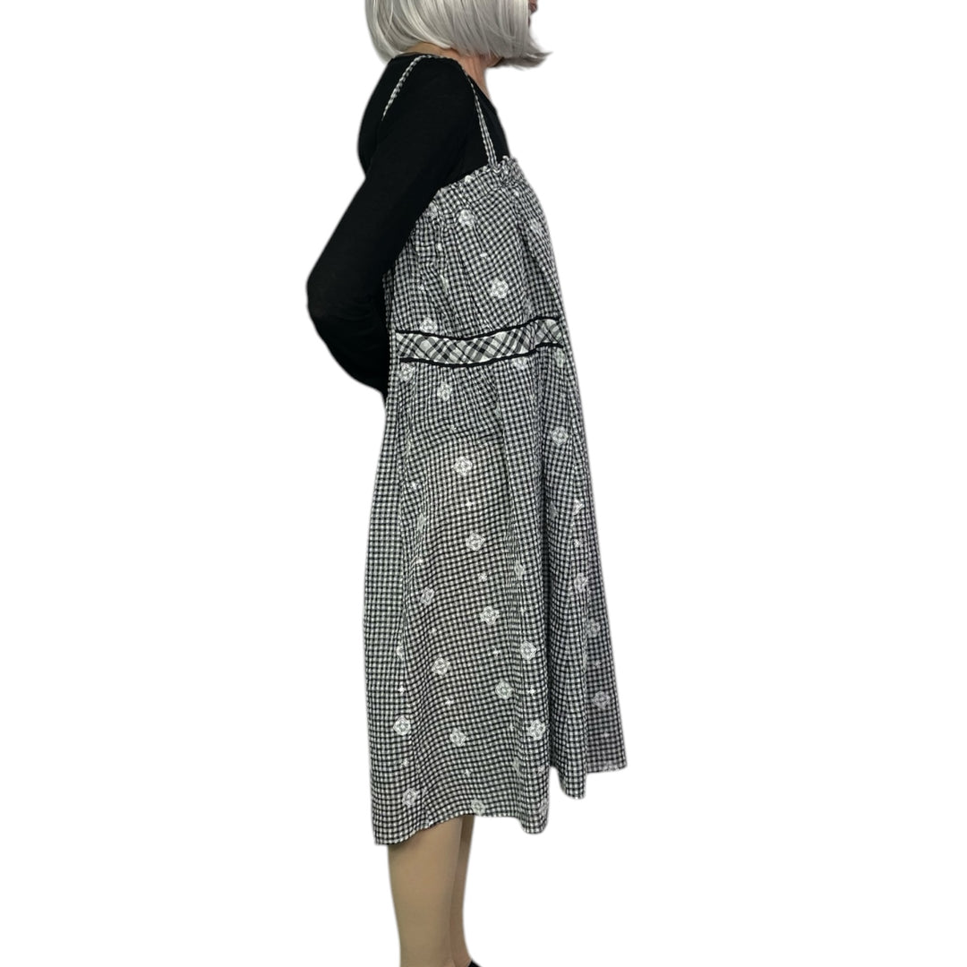 EMBROIDERED SEERSUCKER SKIRT/DRESS