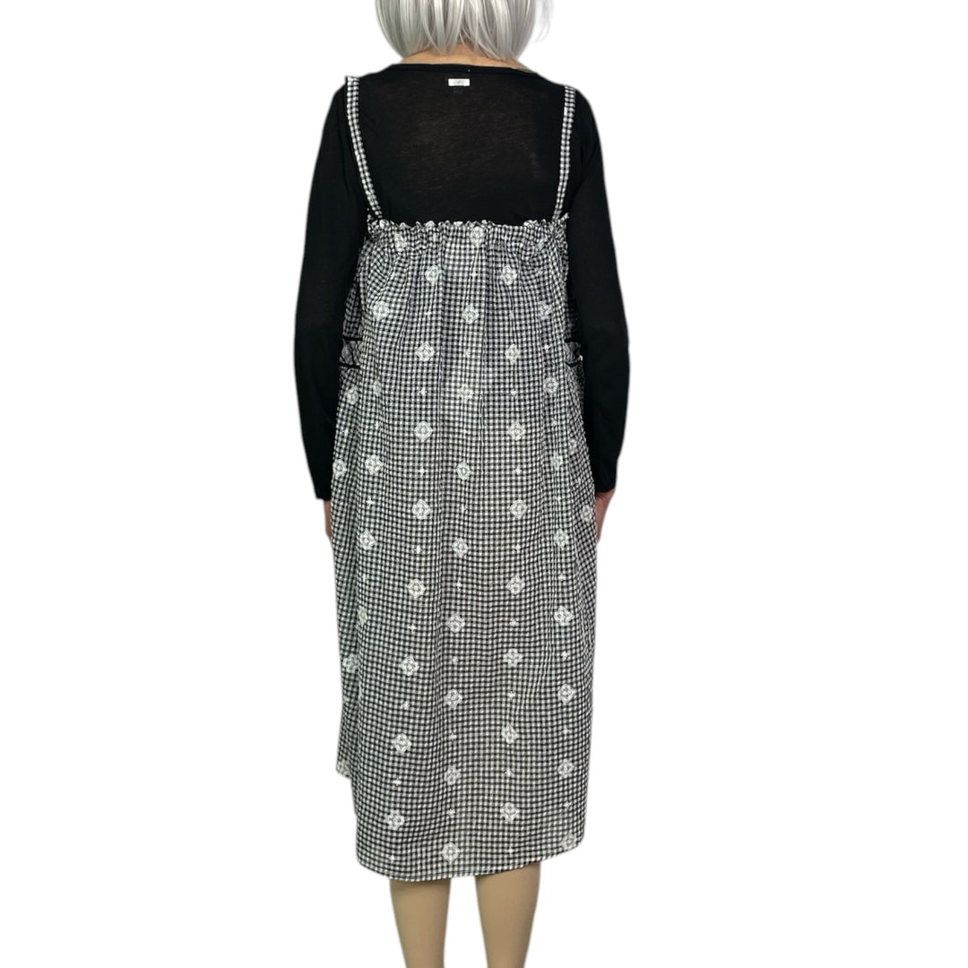 EMBROIDERED SEERSUCKER SKIRT/DRESS