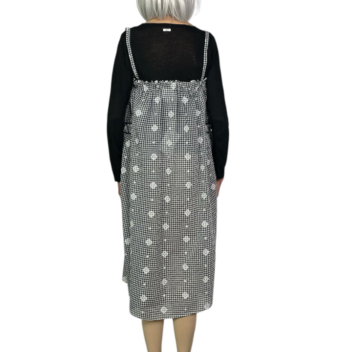 EMBROIDERED SEERSUCKER SKIRT/DRESS