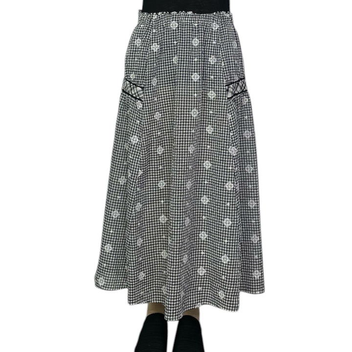 EMBROIDERED SEERSUCKER SKIRT/DRESS