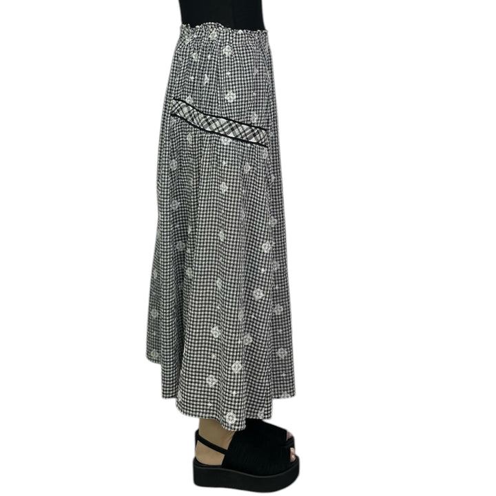 EMBROIDERED SEERSUCKER SKIRT/DRESS