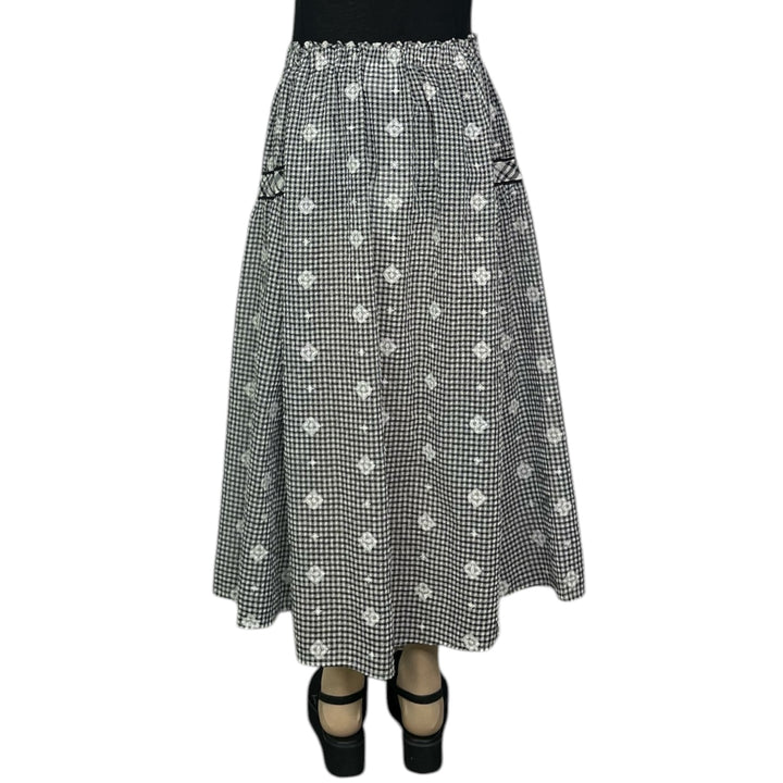 EMBROIDERED SEERSUCKER SKIRT/DRESS