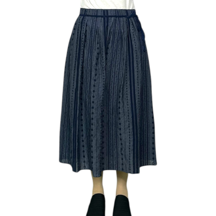 EYELET EMBROIDERED SKIRT