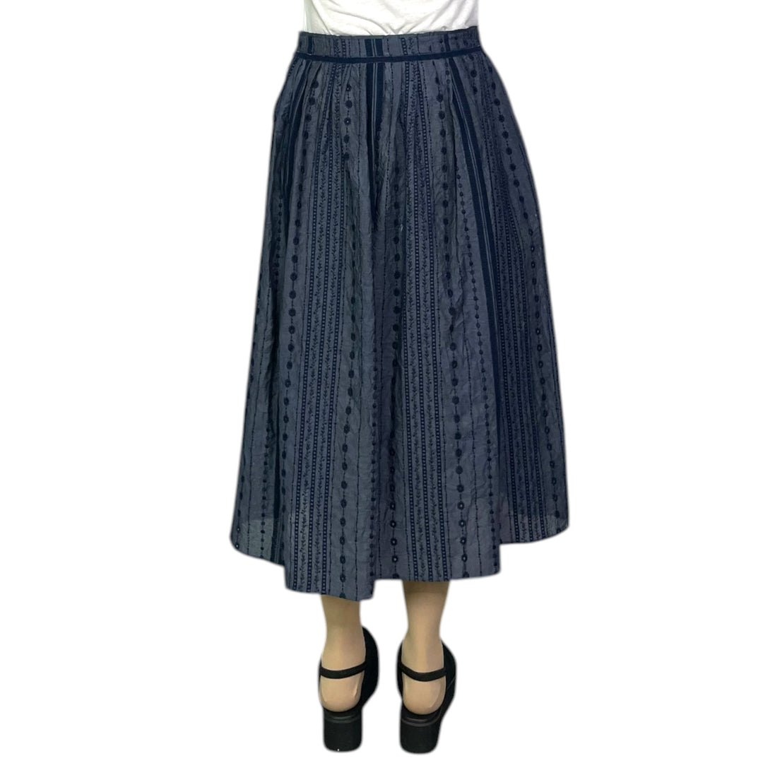 EYELET EMBROIDERED SKIRT
