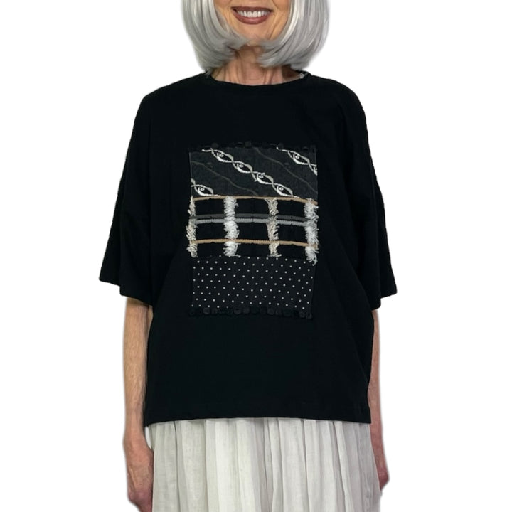 S/S PATCHWORK T-SHIRT