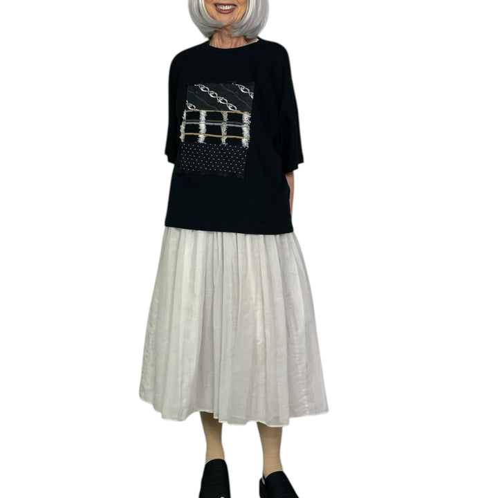 S/S PATCHWORK T-SHIRT