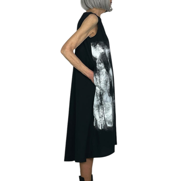 PAINTED SLEEVELESS DRESS