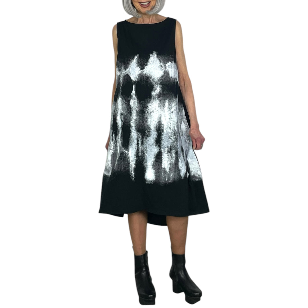 PAINTED SLEEVELESS DRESS