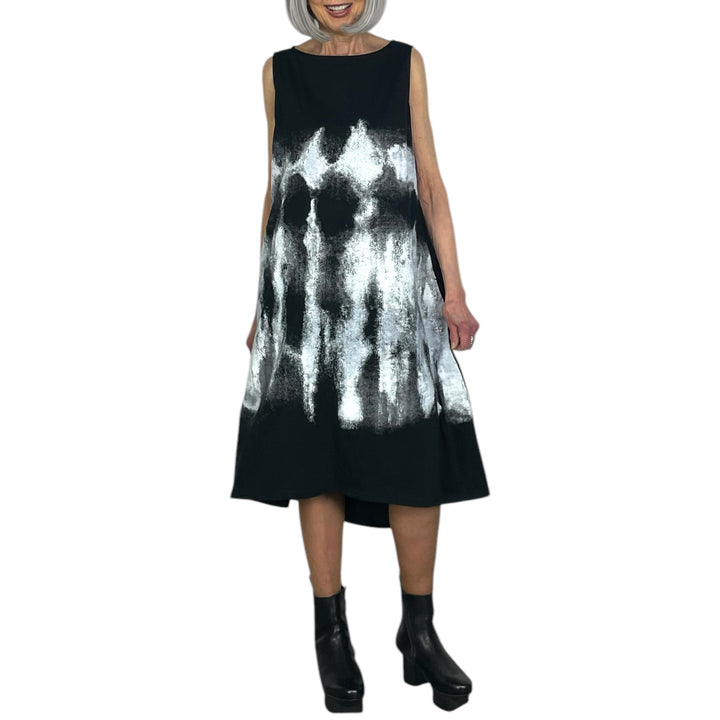 PAINTED SLEEVELESS DRESS