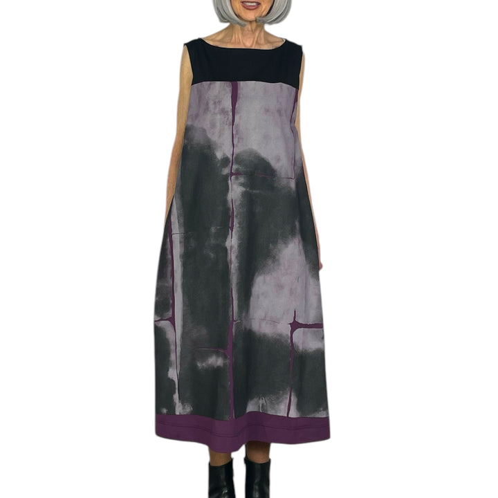 PAINTED SLEEVELESS DRESS