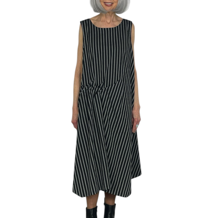 STRIPED SLEEVELESS DRESS