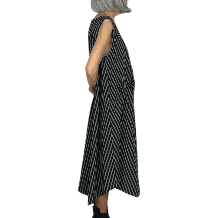 STRIPED SLEEVELESS DRESS