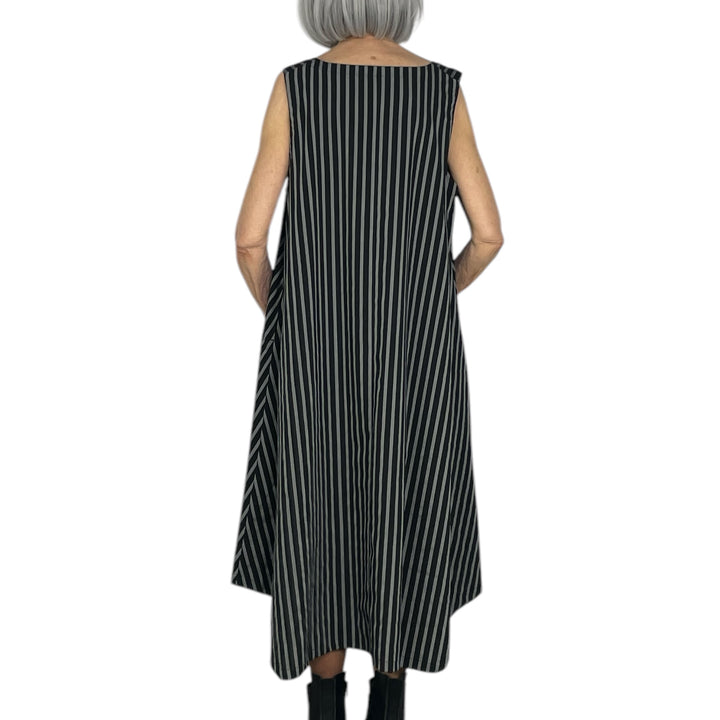 STRIPED SLEEVELESS DRESS