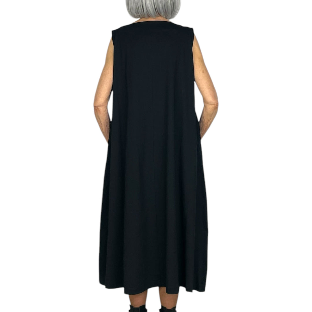 TEXTURED SLEEVELESS DRESS