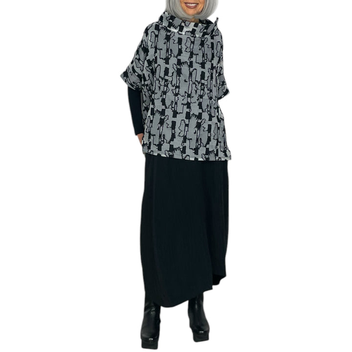 TEXTURED FABRIC PANT/SKIRT