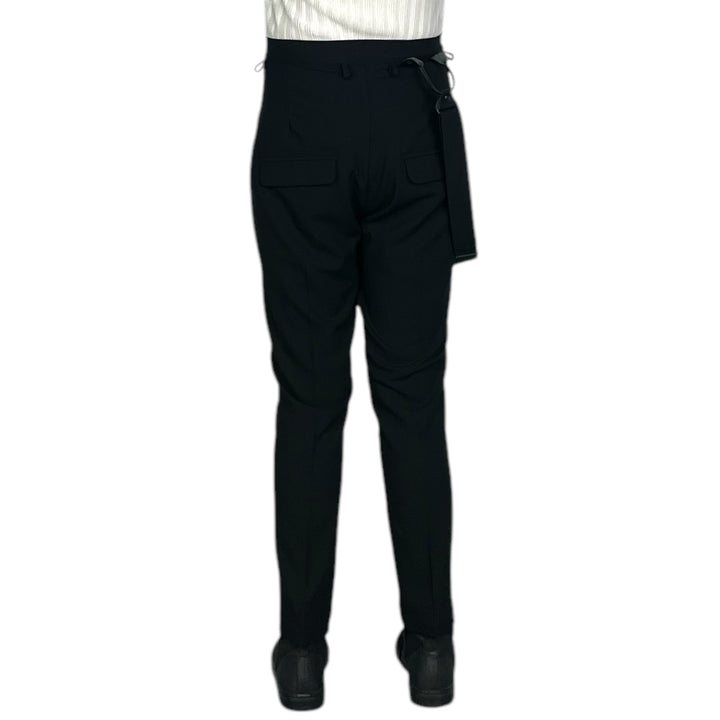 SUSPENDER STRAP SLIM TROUSER