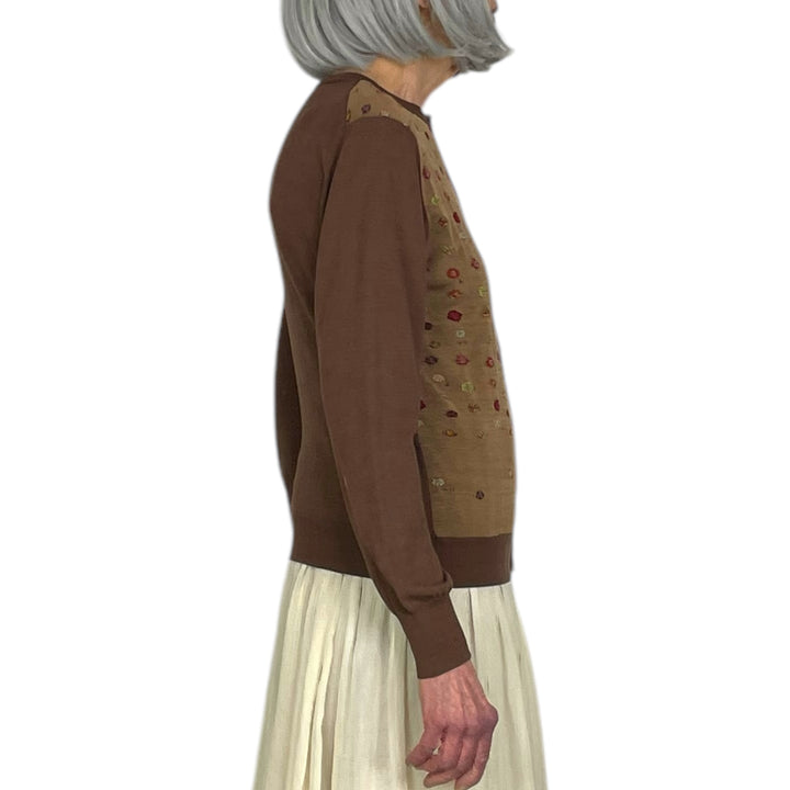 POLKA FLOWER CARDIGAN