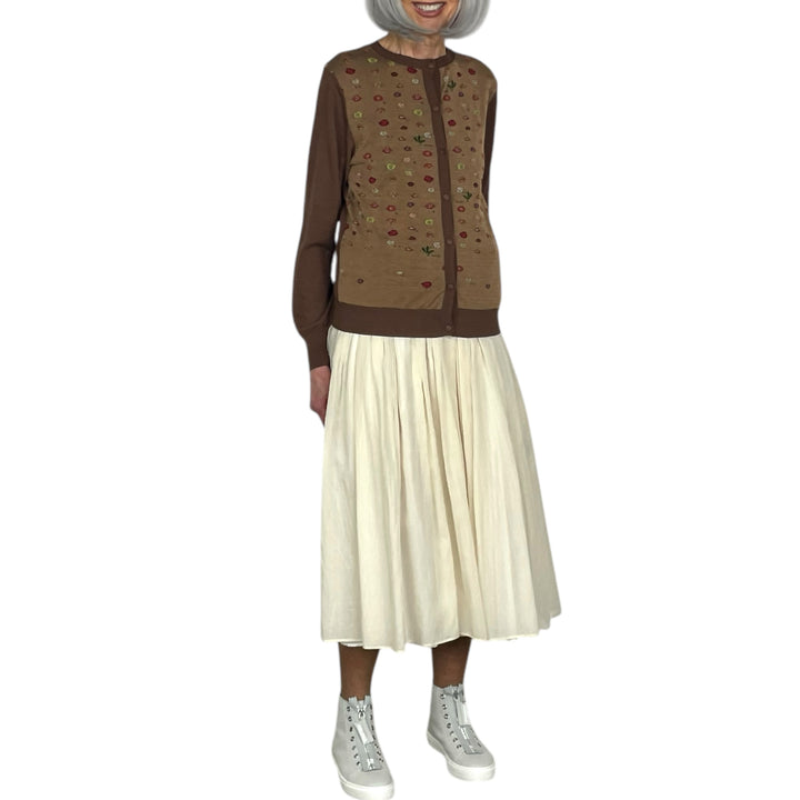 POLKA FLOWER CARDIGAN